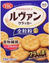 ヤマザキビスケット　ルヴァン全粒粉クラッカー